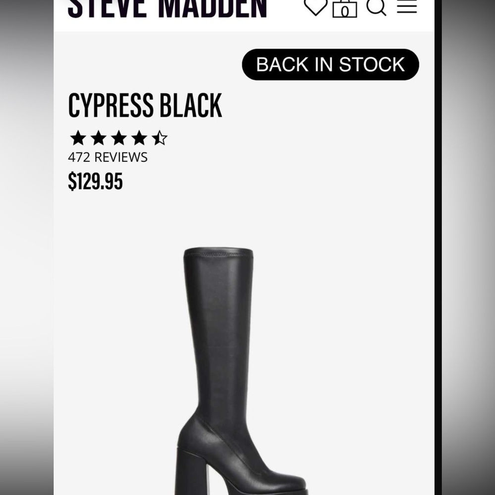 Steve Madden Size 9 Barely Used Boots - image 3